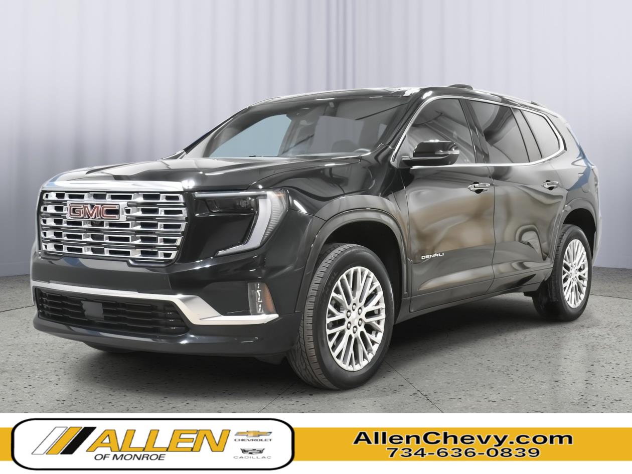 Black (Ebony Twilight Metallic) 2024 GMC Acadia Denali FWD SUV / Crossover Front-Wheel Drive 8-Speed Automatic