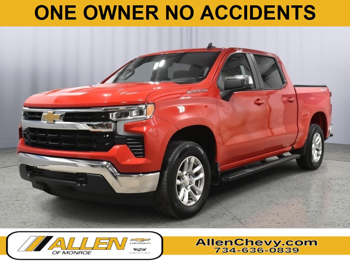 Red Hot 2022 Chevrolet Silverado 1500 Pickup Truck Four-Wheel Drive 8-Speed Automatic