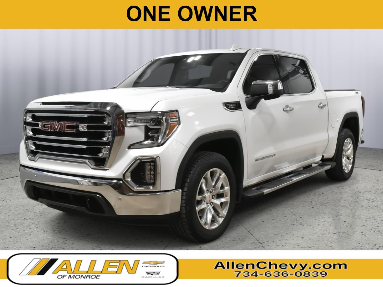White Frost Tricoat 2021 GMC Sierra 1500 Pickup Truck Four-Wheel Drive Automatic