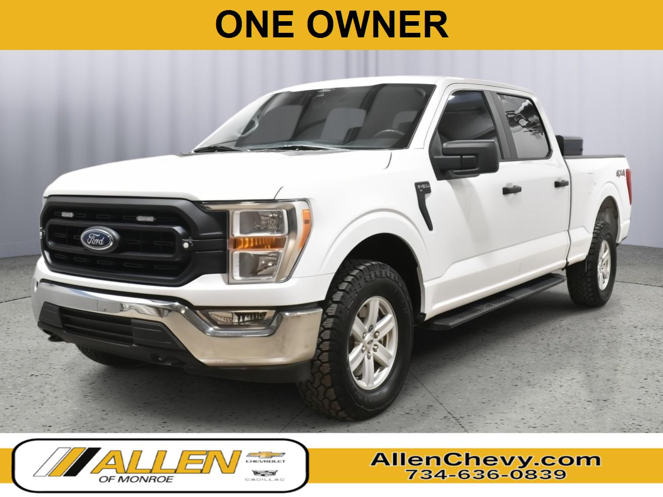 Oxford White 2021 Ford F-150 Pickup Truck Four-Wheel Drive Automatic