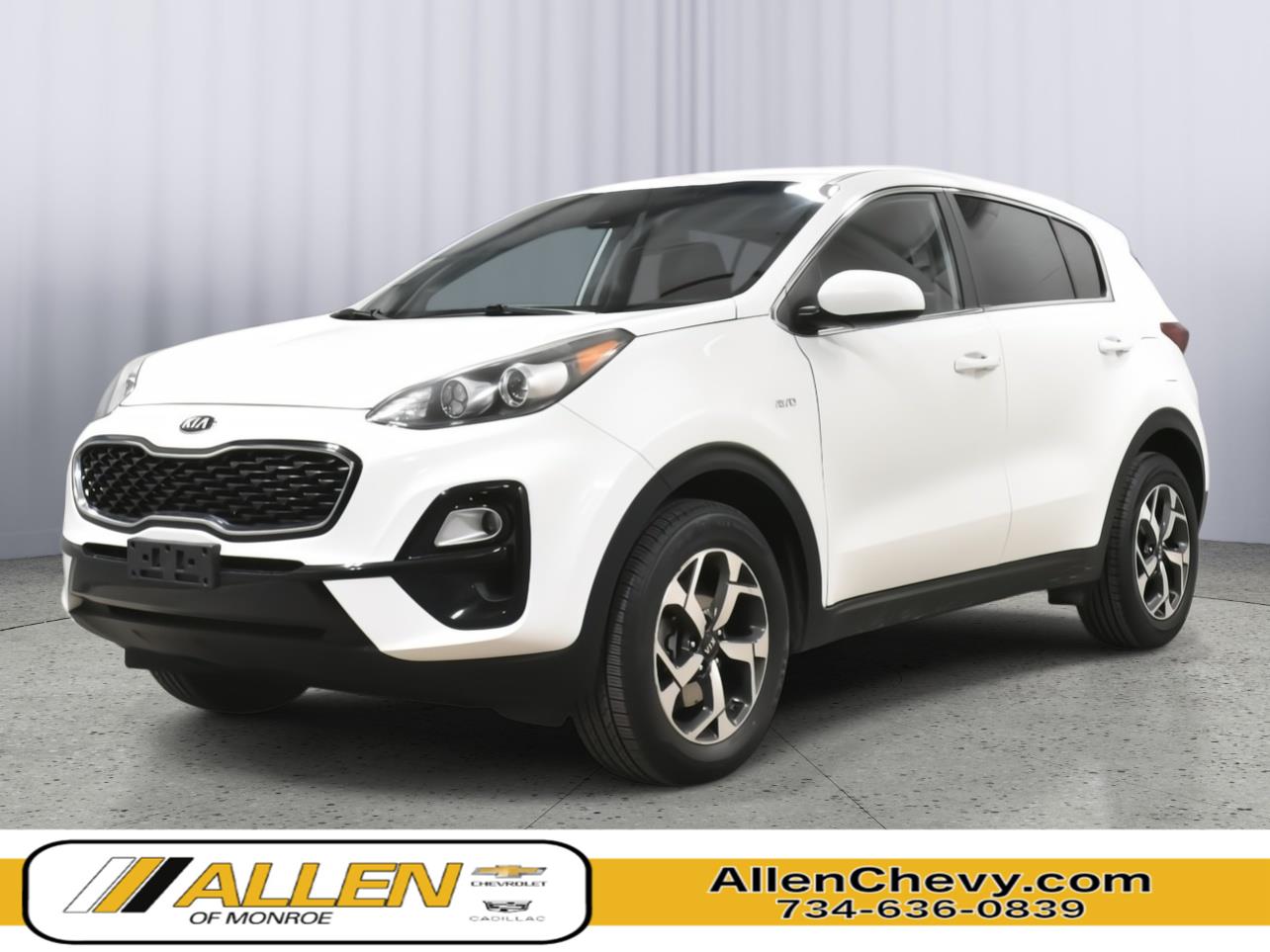 Clear White 2020 Kia Sportage LX AWD SUV / Crossover All-Wheel Drive Automatic