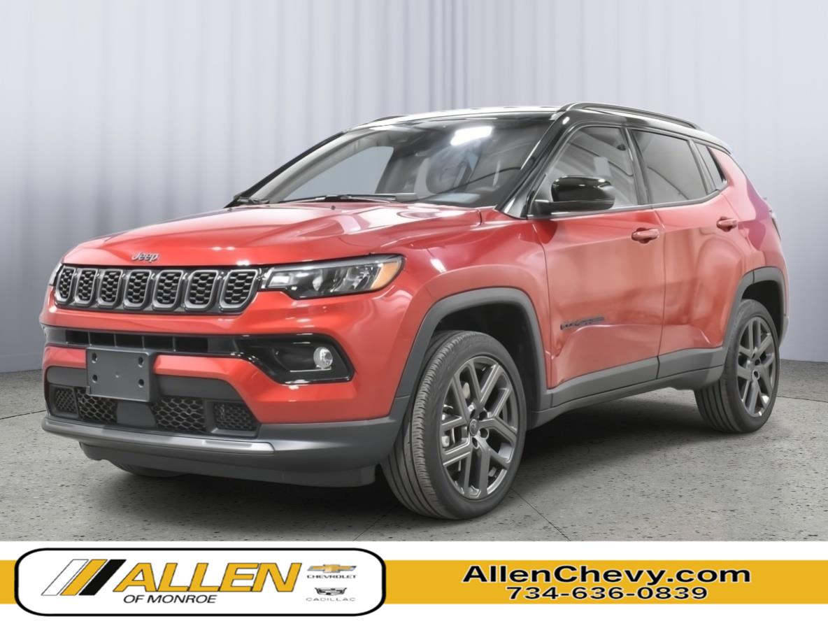 Red Hot Pearlcoat 2026 Jeep Compass Limited Altitude 4WD SUV / Crossover Four-Wheel Drive 8-Speed Automatic
