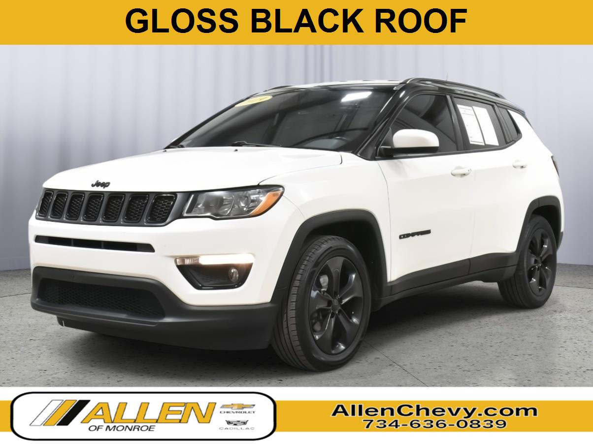 White Clearcoat 2019 Jeep Compass SUV / Crossover Front-Wheel Drive 6-Speed Automatic