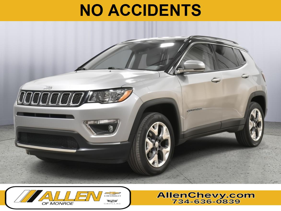 Billet Silver Metallic Clearcoat 2019 Jeep Compass Limited 4WD SUV / Crossover Four-Wheel Drive 9-Speed Automatic