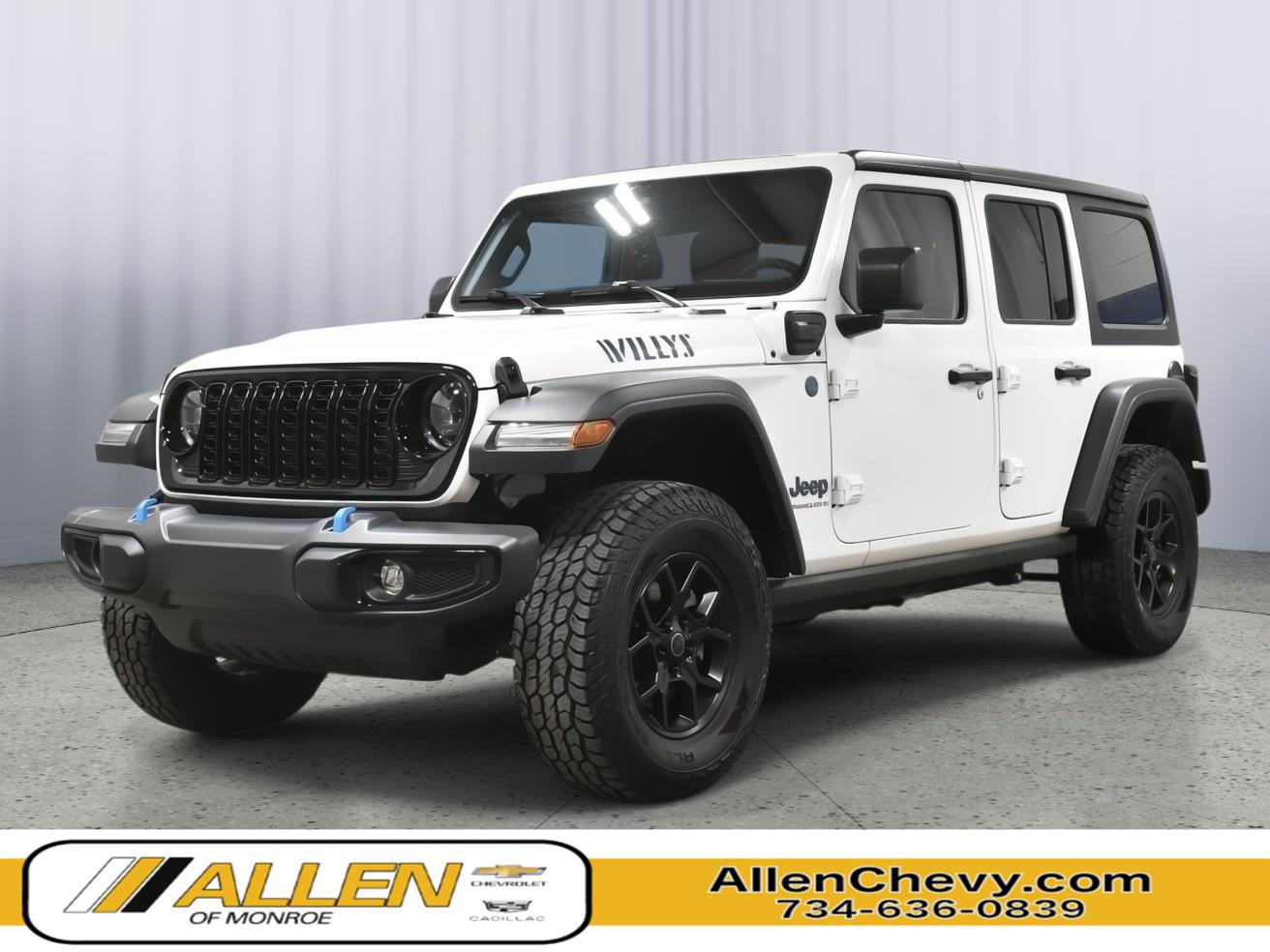 Bright White Clearcoat 2024 Jeep Wrangler 4xe Willys 4WD SUV / Crossover Four-Wheel Drive 8-Speed Automatic