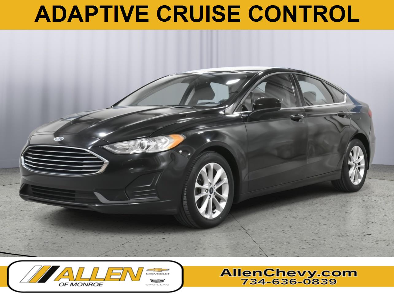 Agate Black Metallic 2020 Ford Fusion Sedan Front-Wheel Drive 6-Speed Automatic