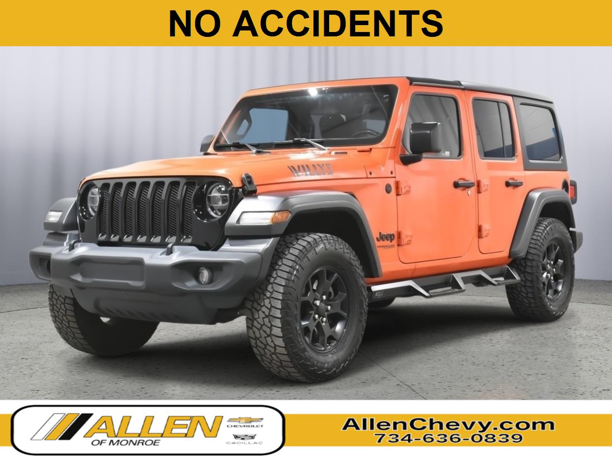 Punkn Metallic Clearcoat 2020 Jeep Wrangler Unlimited Willys 4WD SUV / Crossover Four-Wheel Drive 8-Speed Automatic