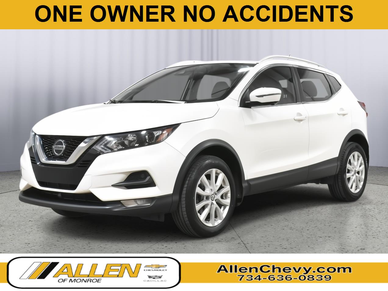 Pearl White Tricoat 2020 Nissan Rogue Sport SUV / Crossover Front-Wheel Drive Continuously Variable Transmission