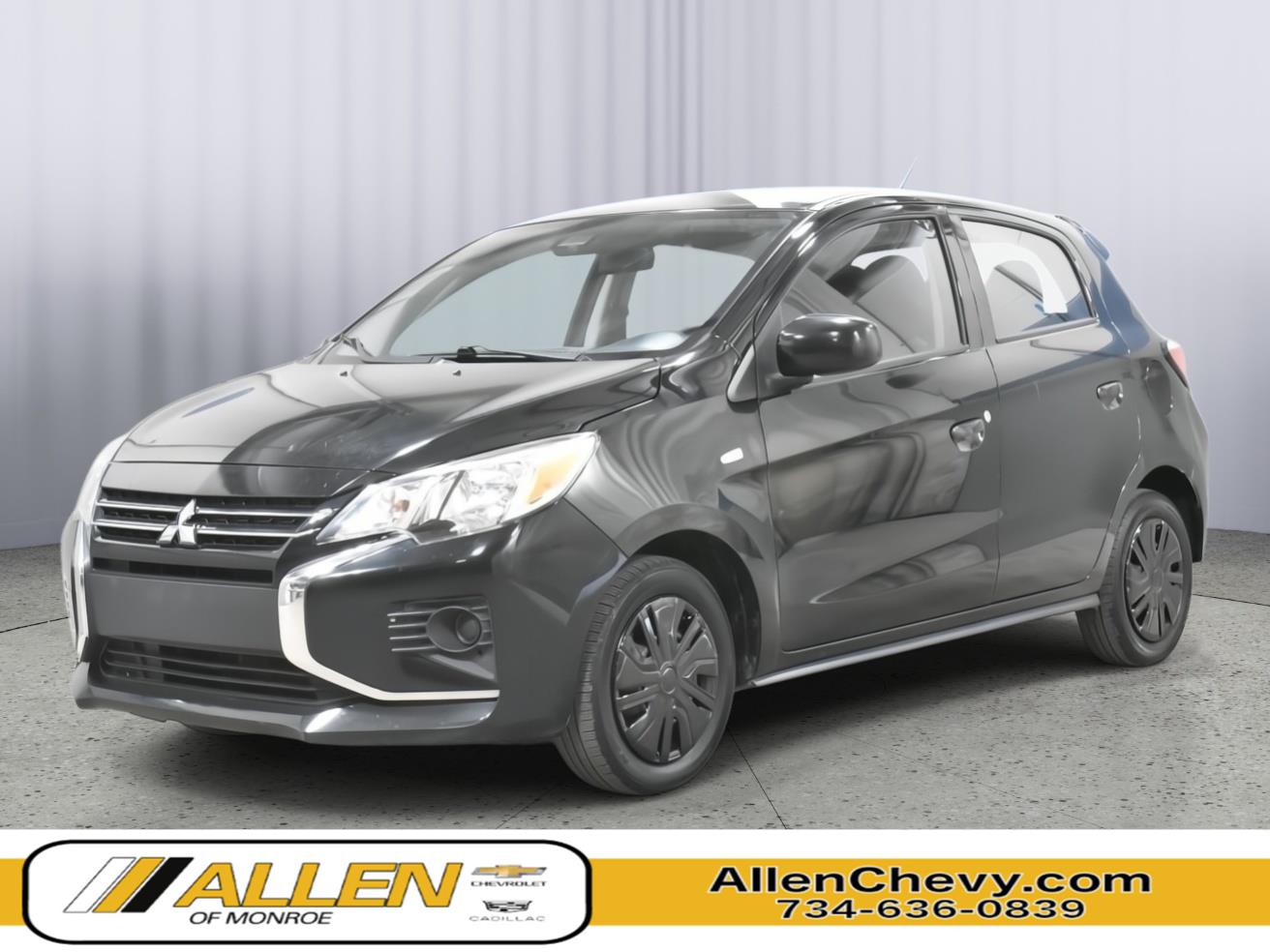 Mystic Black Metallic 2021 Mitsubishi Mirage Hatchback Front-Wheel Drive Automatic