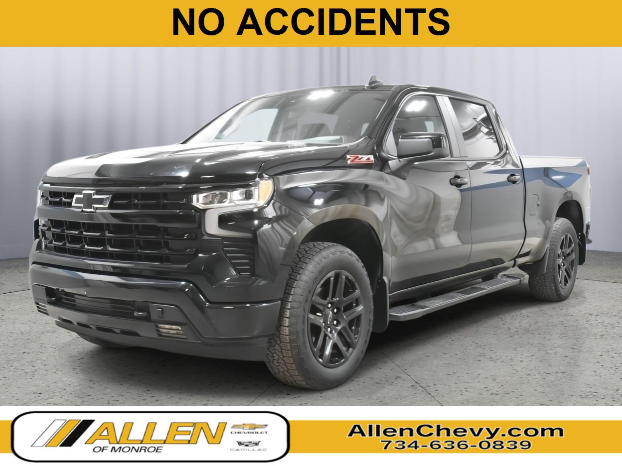 Black 2024 Chevrolet Silverado 1500 Pickup Truck Four-Wheel Drive 8-Speed Automatic