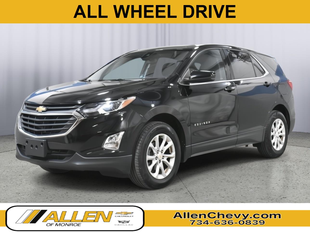 Mosaic Black Metallic 2020 Chevrolet Equinox SUV / Crossover Four-Wheel Drive 6-Speed Automatic Overdrive