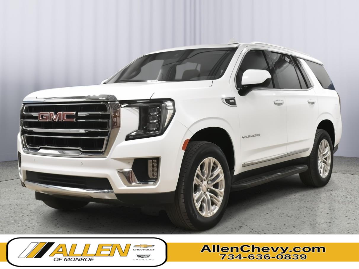 Summit White 2024 GMC Yukon SLT 4WD SUV / Crossover Four-Wheel Drive Automatic