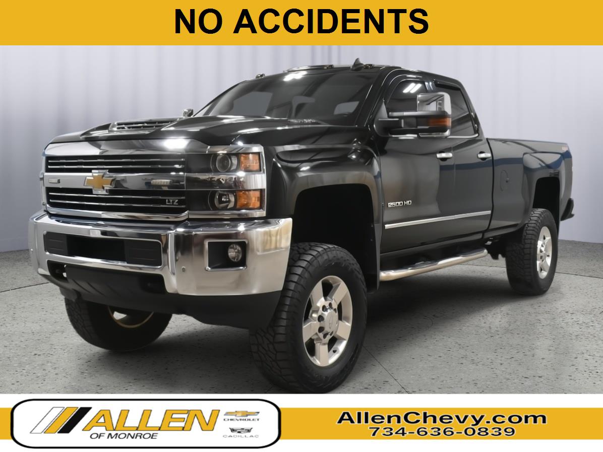Black 2016 Chevrolet Silverado 2500HD Pickup Truck Four-Wheel Drive 6-Speed Automatic