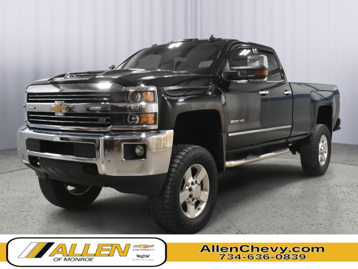 Black 2016 Chevrolet Silverado 2500HD Pickup Truck Four-Wheel Drive 6-Speed Automatic