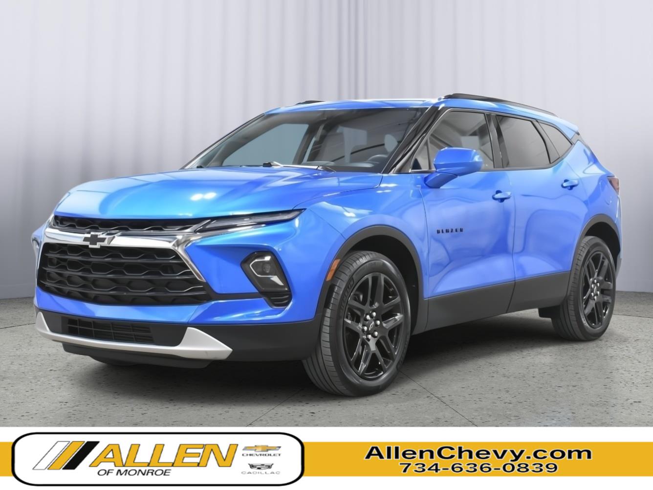 Riptide Blue Metallic 2024 Chevrolet Blazer SUV / Crossover All-Wheel Drive 9-Speed Automatic