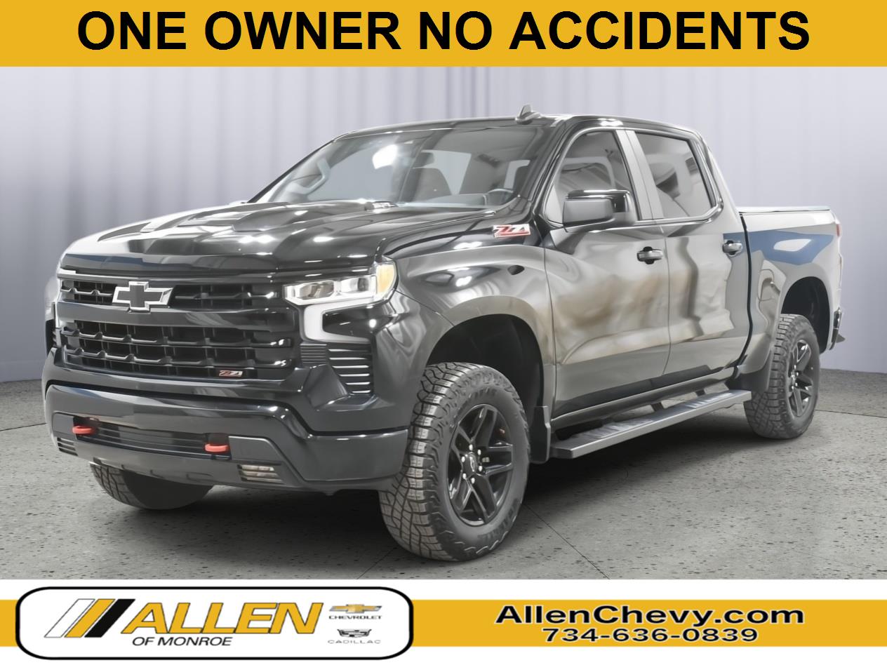 Black 2024 Chevrolet Silverado 1500 Pickup Truck Four-Wheel Drive Automatic