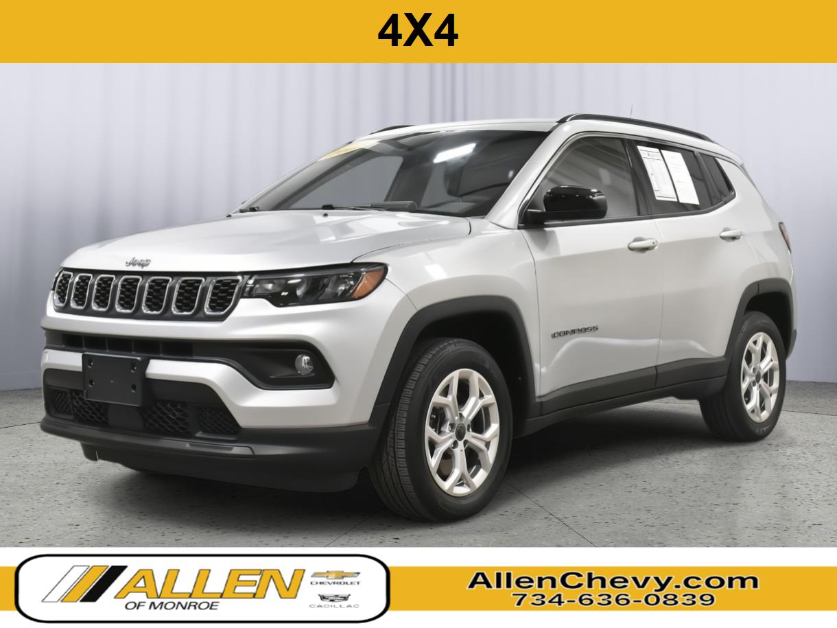 Silver Zynith Metallic Clearcoat 2025 Jeep Compass SUV / Crossover Four-Wheel Drive 8-Speed Automatic
