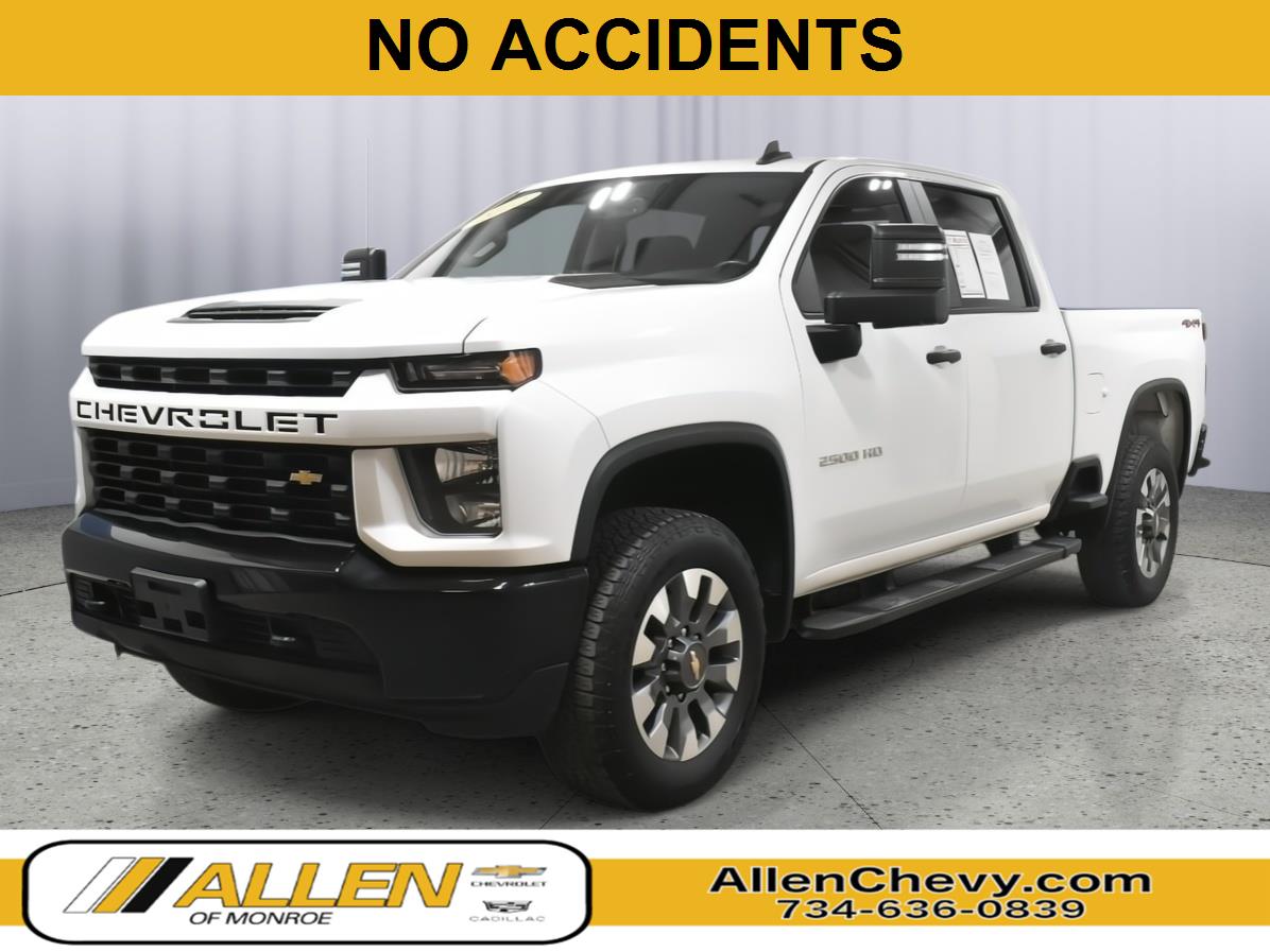 Summit White 2022 Chevrolet Silverado 2500HD Pickup Truck Four-Wheel Drive 6-Speed Automatic