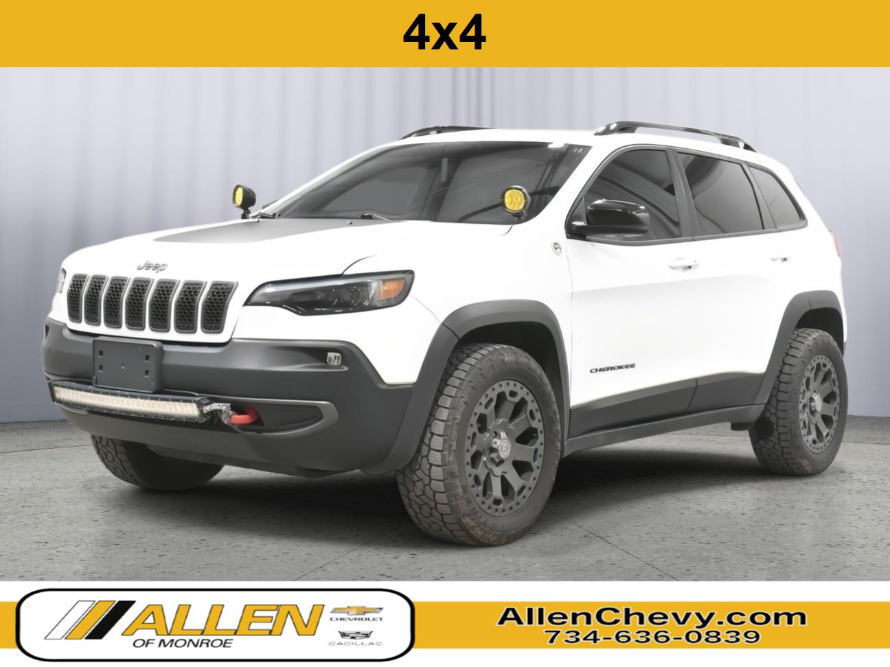 Bright White 2022 Jeep Cherokee SUV / Crossover Four-Wheel Drive 9-Speed Automatic