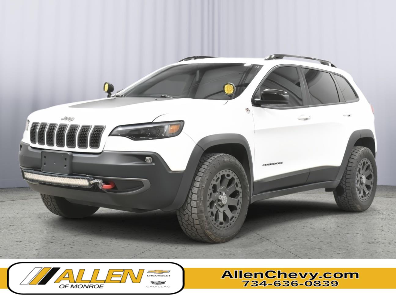 Bright White 2022 Jeep Cherokee SUV / Crossover Four-Wheel Drive 9-Speed Automatic