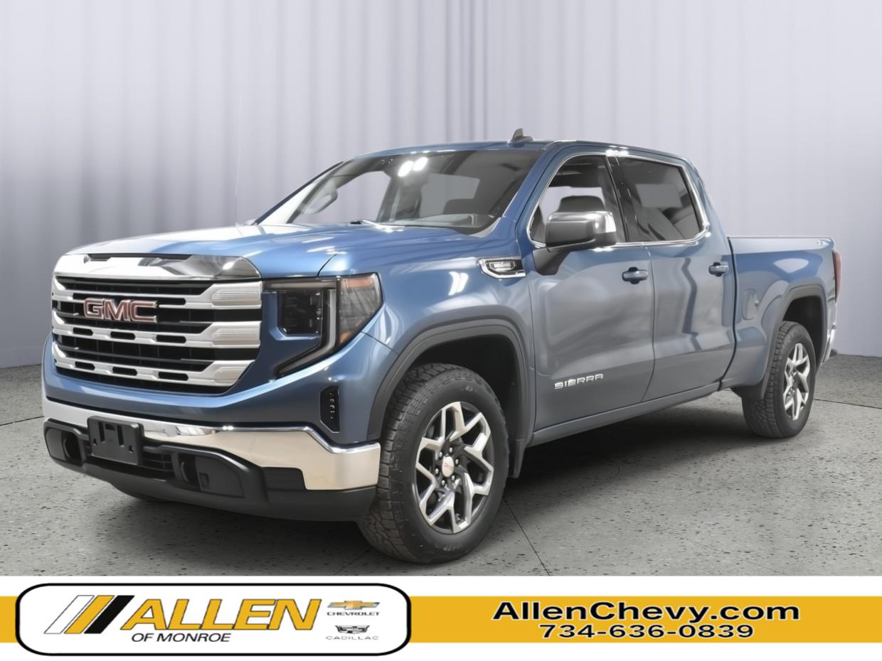 Downpour Metallic 2024 GMC Sierra 1500 Pickup Truck Four-Wheel Drive 8-Speed Automatic