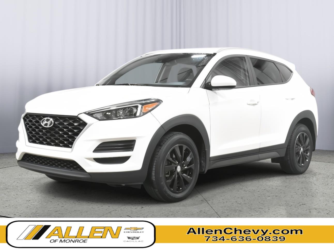 Winter White 2020 Hyundai Tucson SUV / Crossover Front-Wheel Drive Automatic