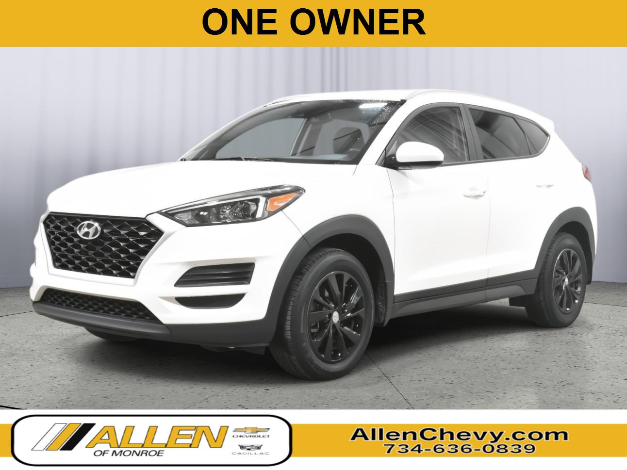 Winter White 2020 Hyundai Tucson SUV / Crossover Front-Wheel Drive Automatic