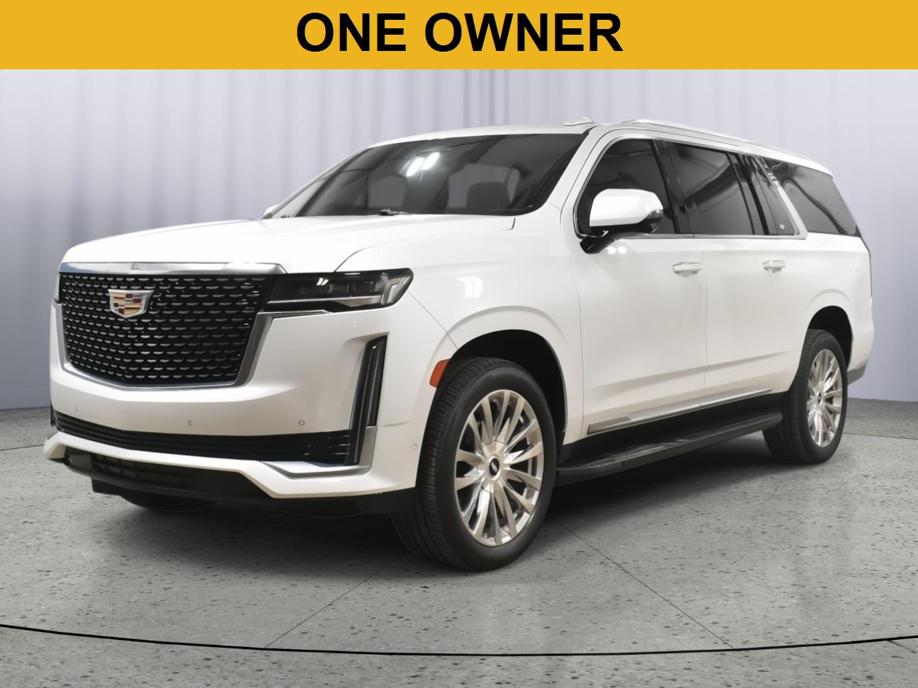 Crystal White Tricoat 2023 Cadillac Escalade ESV SUV / Crossover Four-Wheel Drive Automatic