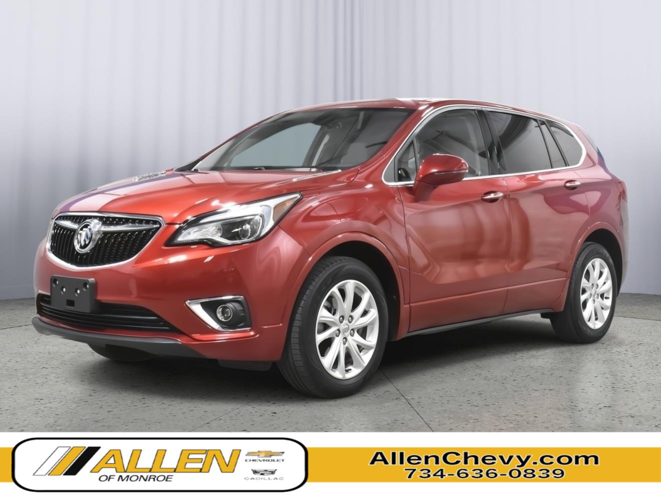 Chili Red Metallic 2020 Buick Envision SUV / Crossover All-Wheel Drive 6-Speed Automatic