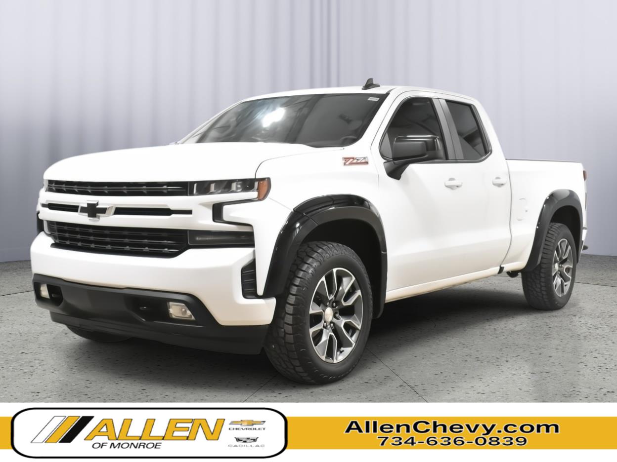 Summit White 2019 Chevrolet Silverado 1500 Pickup Truck Four-Wheel Drive 8-Speed Automatic