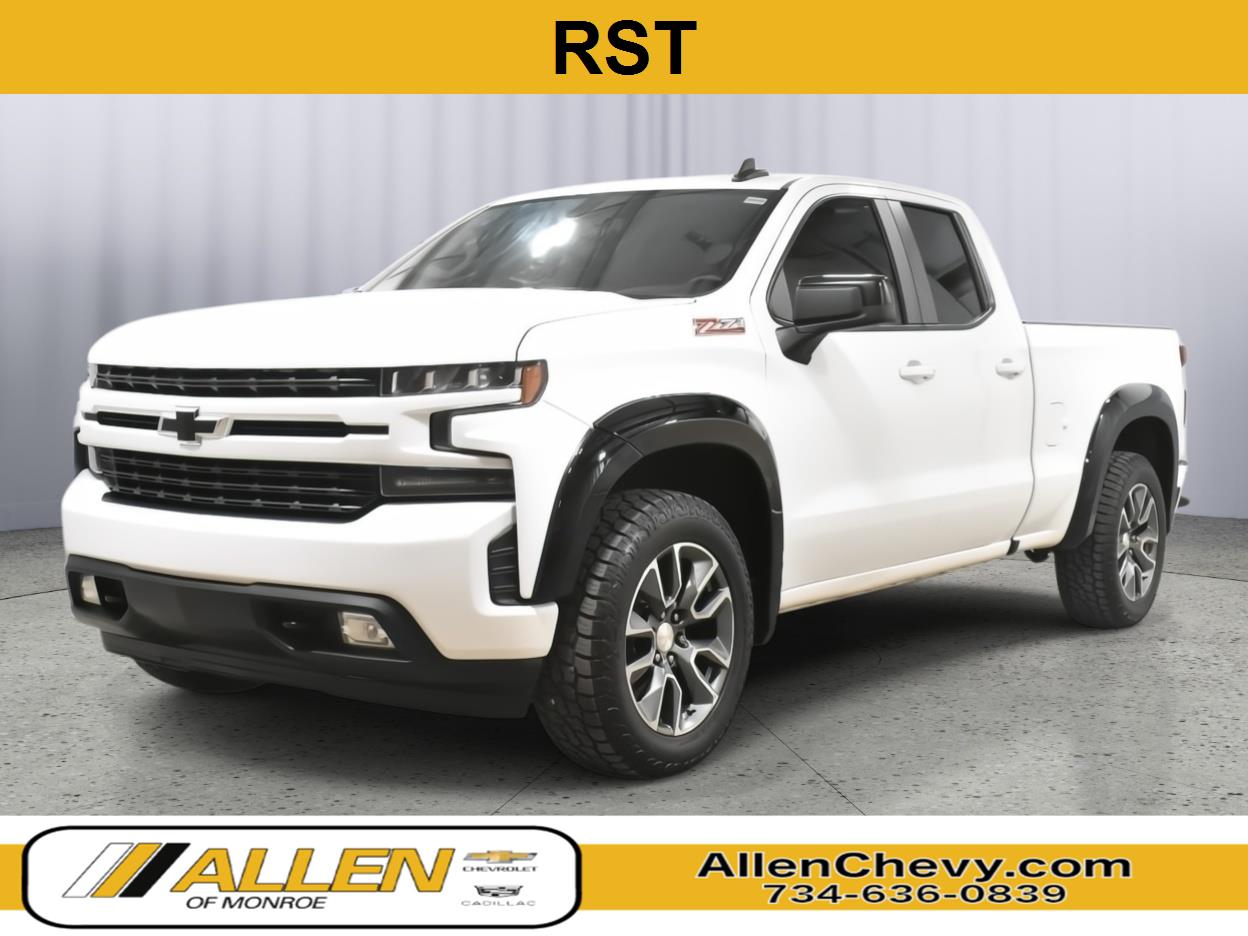 Summit White 2019 Chevrolet Silverado 1500 Pickup Truck Four-Wheel Drive 8-Speed Automatic