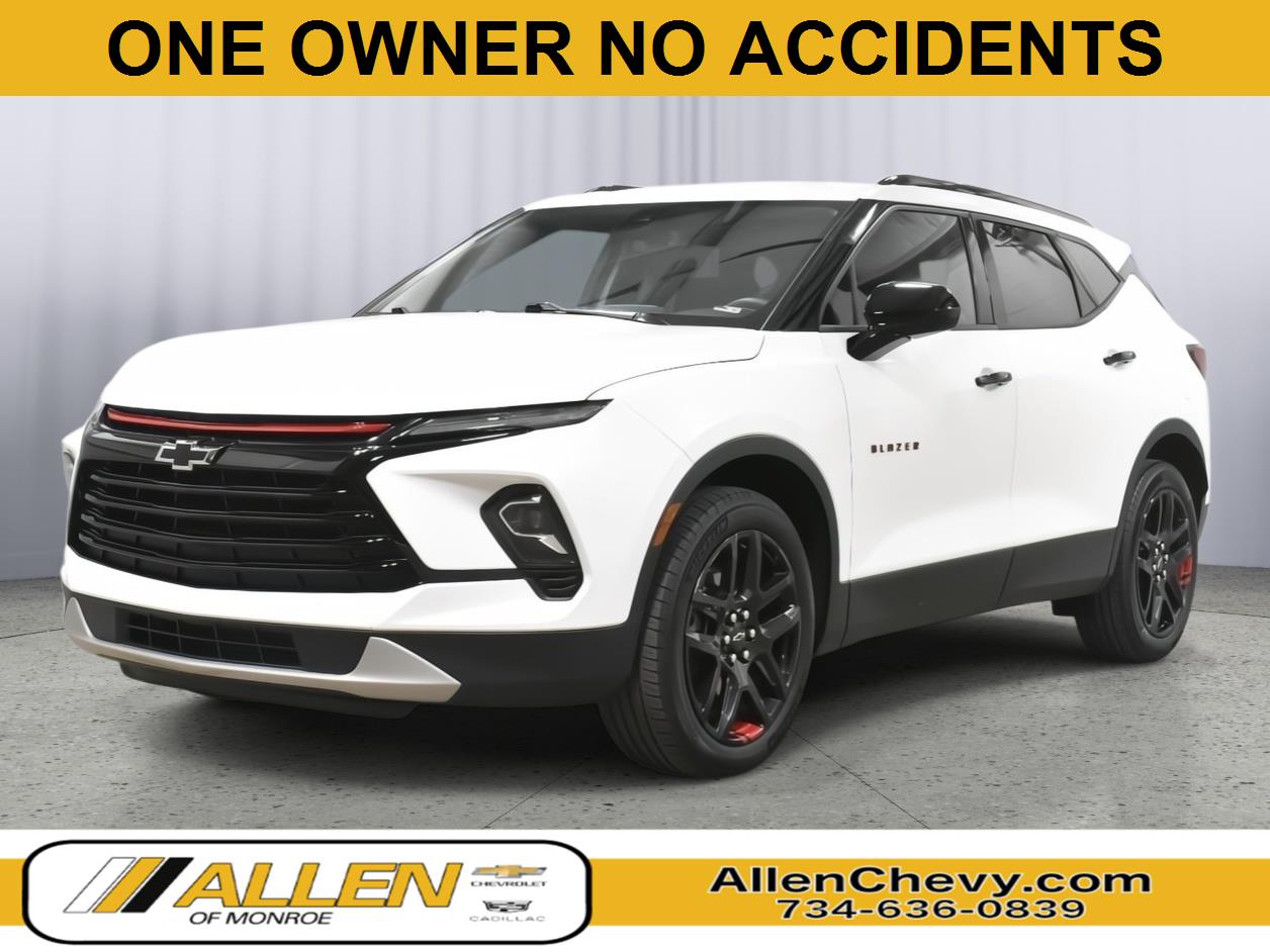Summit White 2023 Chevrolet Blazer SUV / Crossover Front-Wheel Drive 9-Speed Automatic