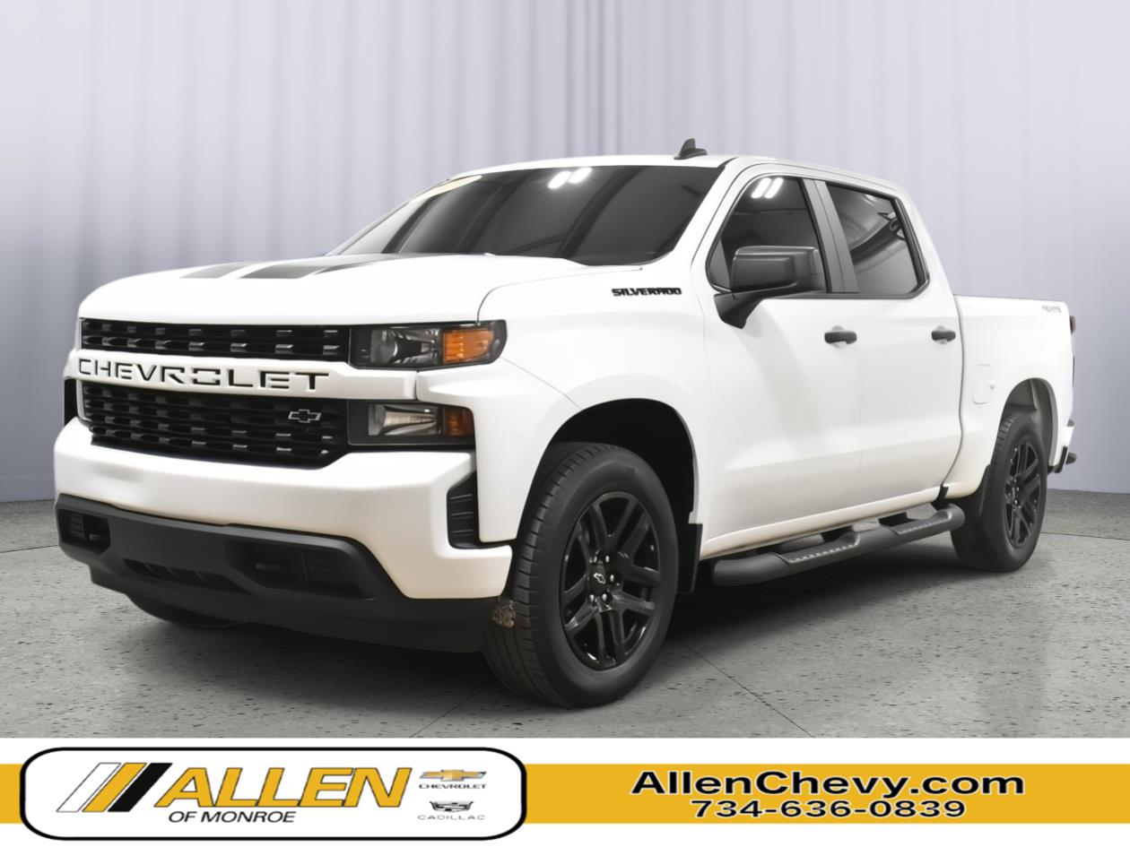 Summit White 2021 Chevrolet Silverado 1500 Pickup Truck Four-Wheel Drive 8-Speed Automatic