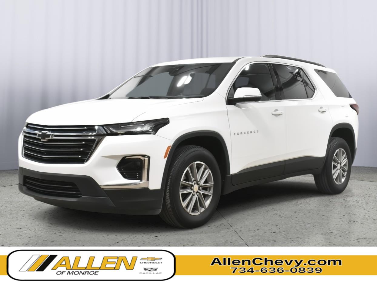 Summit White 2023 Chevrolet Traverse SUV / Crossover Front-Wheel Drive 9-Speed Automatic