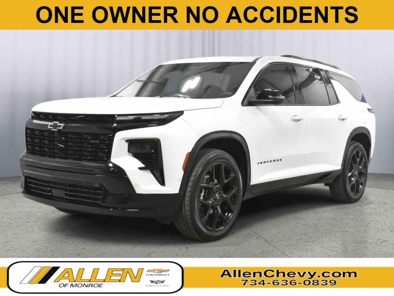 Polar White Tricoat 2026 Chevrolet Traverse SUV / Crossover Four-Wheel Drive 8-Speed Automatic