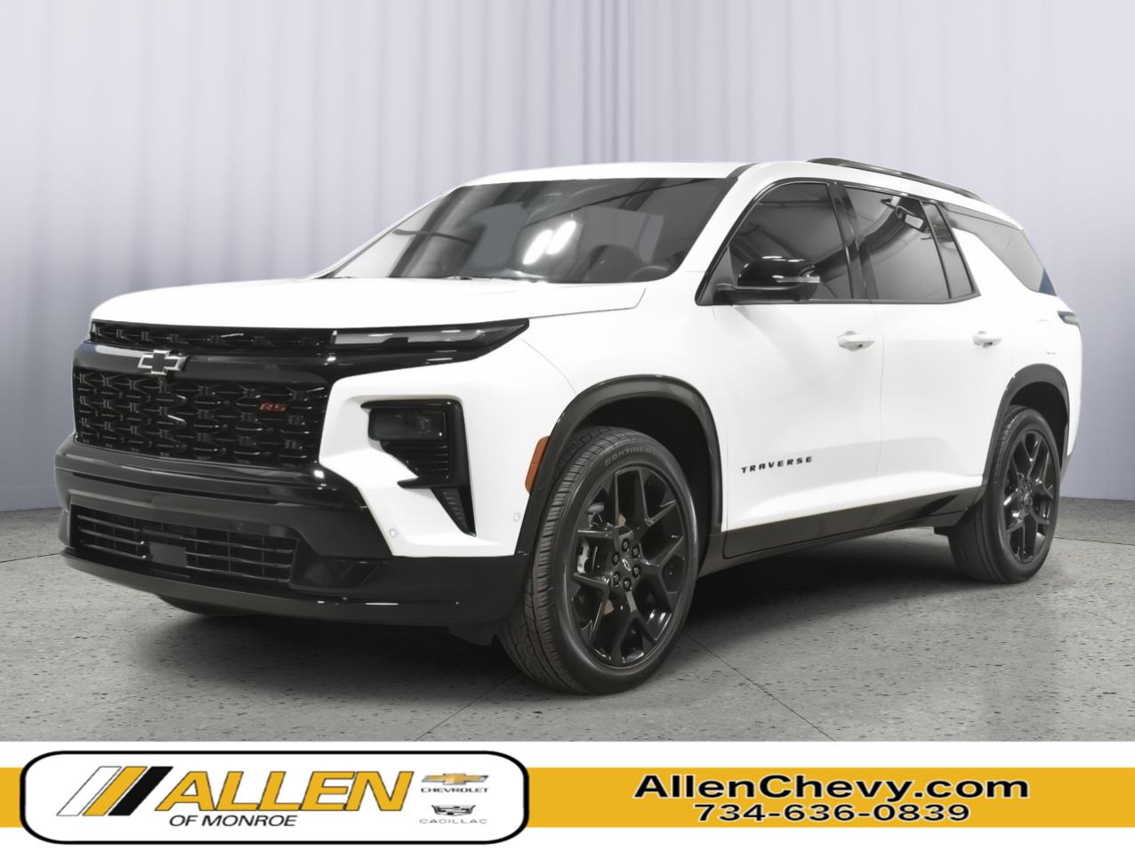 Polar White Tricoat 2026 Chevrolet Traverse SUV / Crossover Four-Wheel Drive 8-Speed Automatic