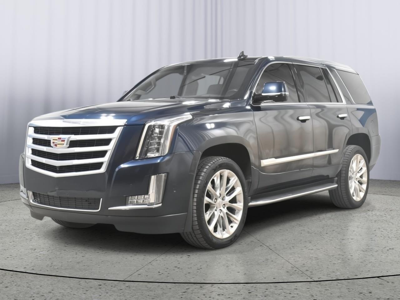 Dark Adriatic Blue Metallic 2018 Cadillac Escalade SUV / Crossover Four-Wheel Drive Automatic