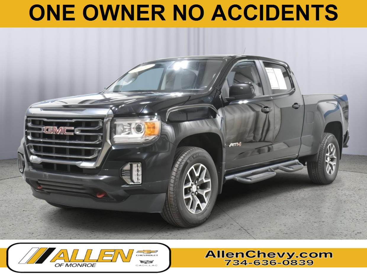 Onyx Black 2022 GMC Canyon Pickup Truck Four-Wheel Drive 8-Speed Automatic