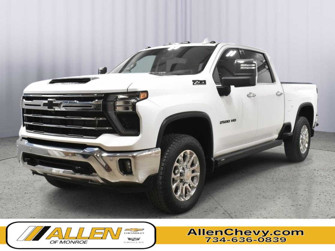 Summit White 2025 Chevrolet Silverado 2500HD Pickup Truck Four-Wheel Drive Automatic