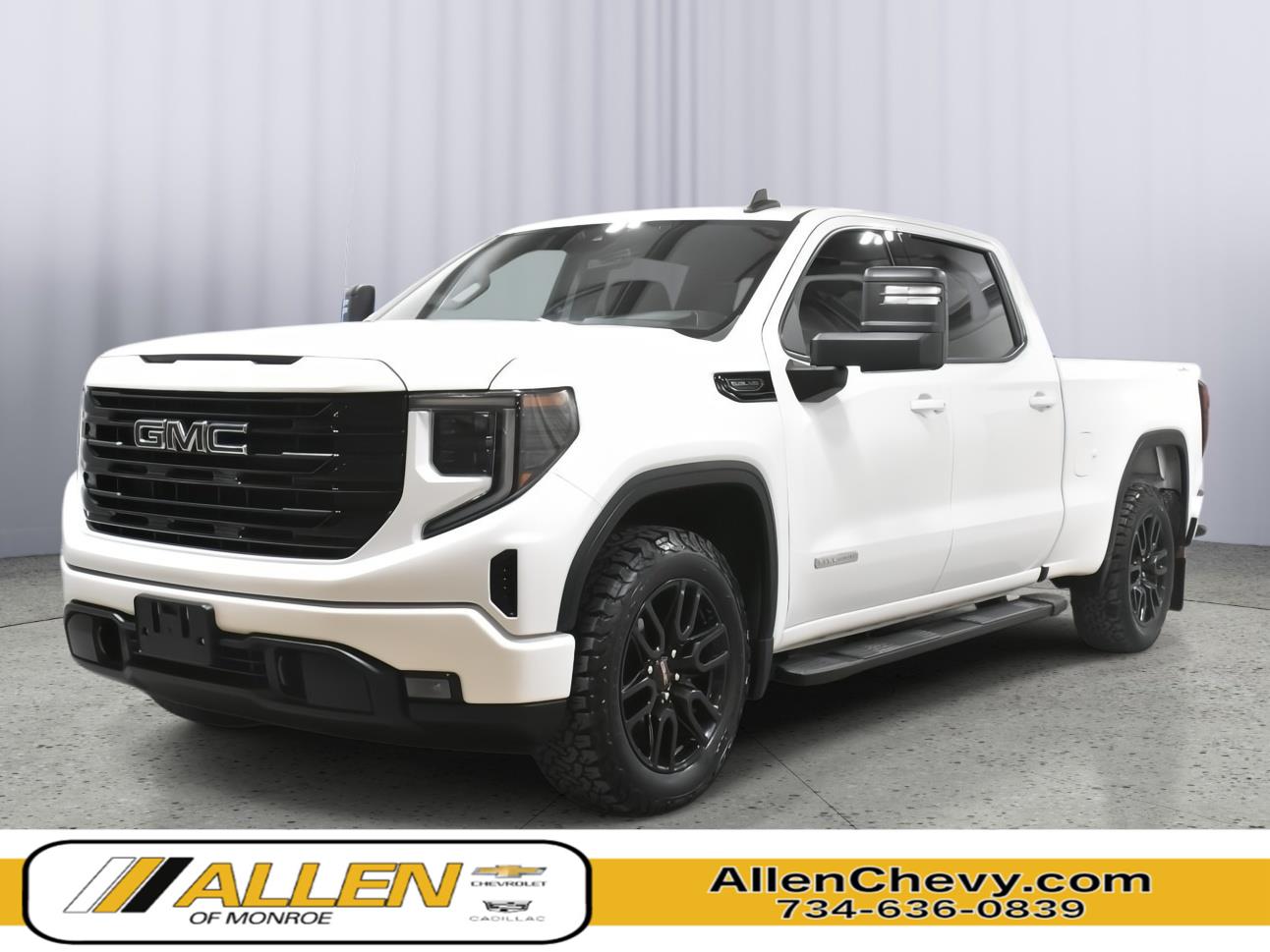 Summit White 2024 GMC Sierra 1500 Pickup Truck Four-Wheel Drive 8-Speed Automatic