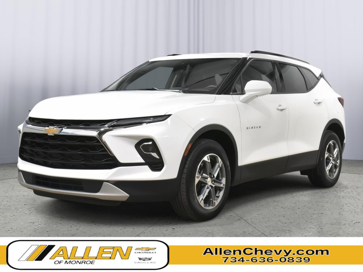 Summit White 2023 Chevrolet Blazer SUV / Crossover All-Wheel Drive 9-Speed Automatic