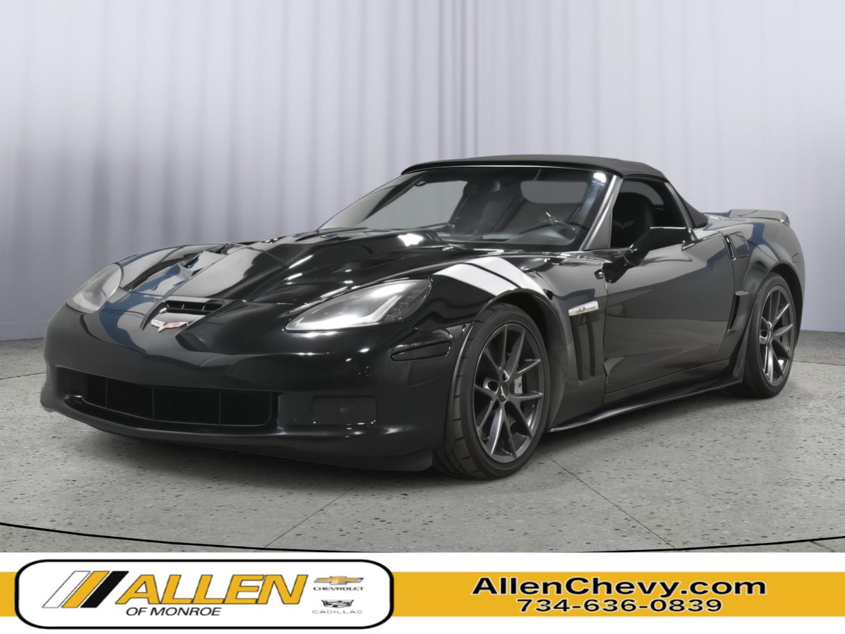 Black 2010 Chevrolet Corvette Convertible Rear-Wheel Drive 6-Speed Automatic