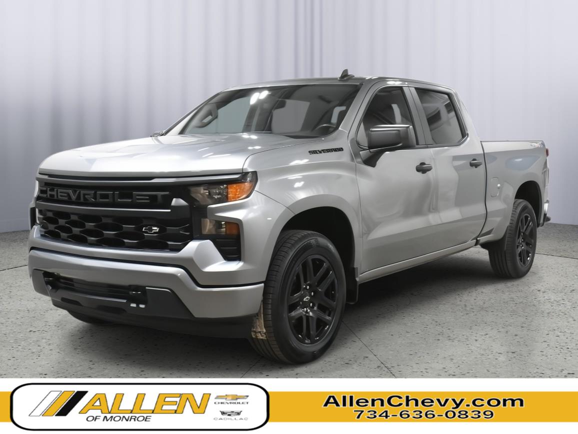 Sterling Gray Metallic 2023 Chevrolet Silverado 1500 Pickup Truck Four-Wheel Drive 8-Speed Automatic