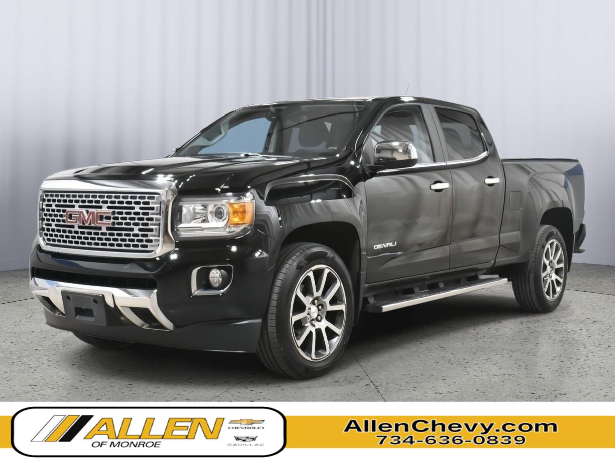 Onyx Black 2017 GMC Canyon Pickup Truck Four-Wheel Drive 8-Speed Automatic