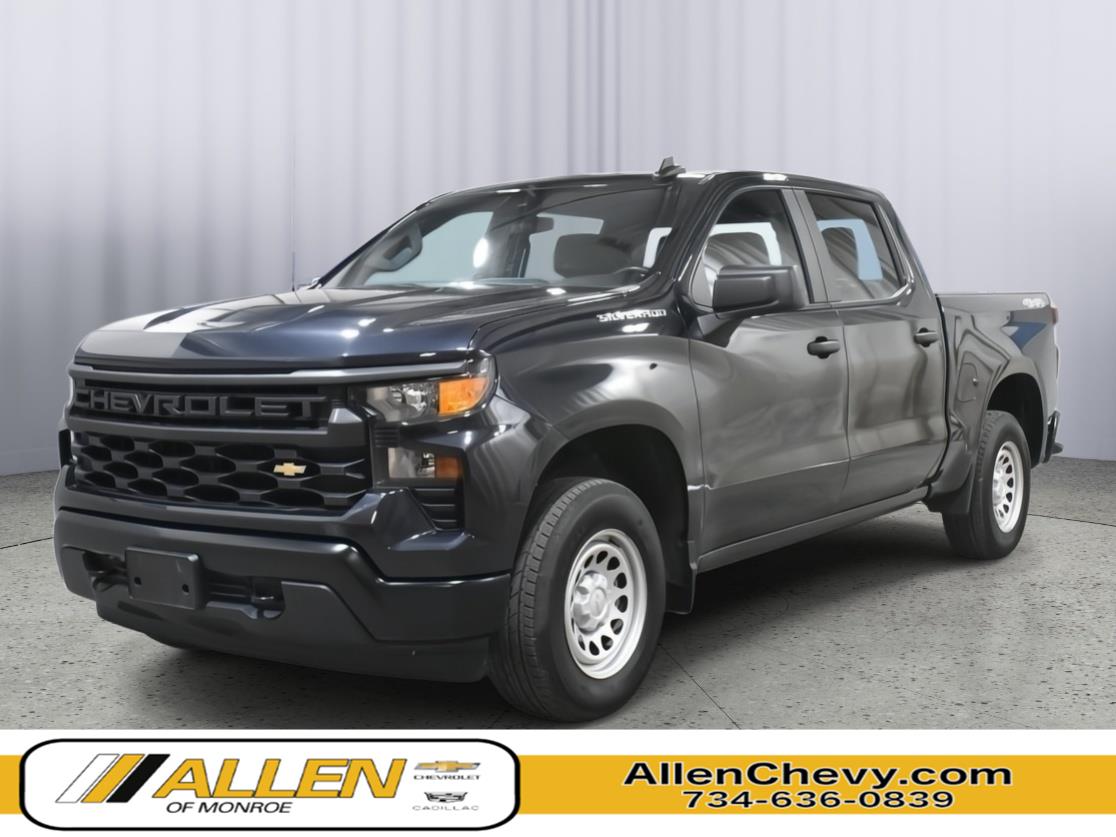 Dark Ash Metallic 2024 Chevrolet Silverado 1500 Pickup Truck Four-Wheel Drive 8-Speed Automatic