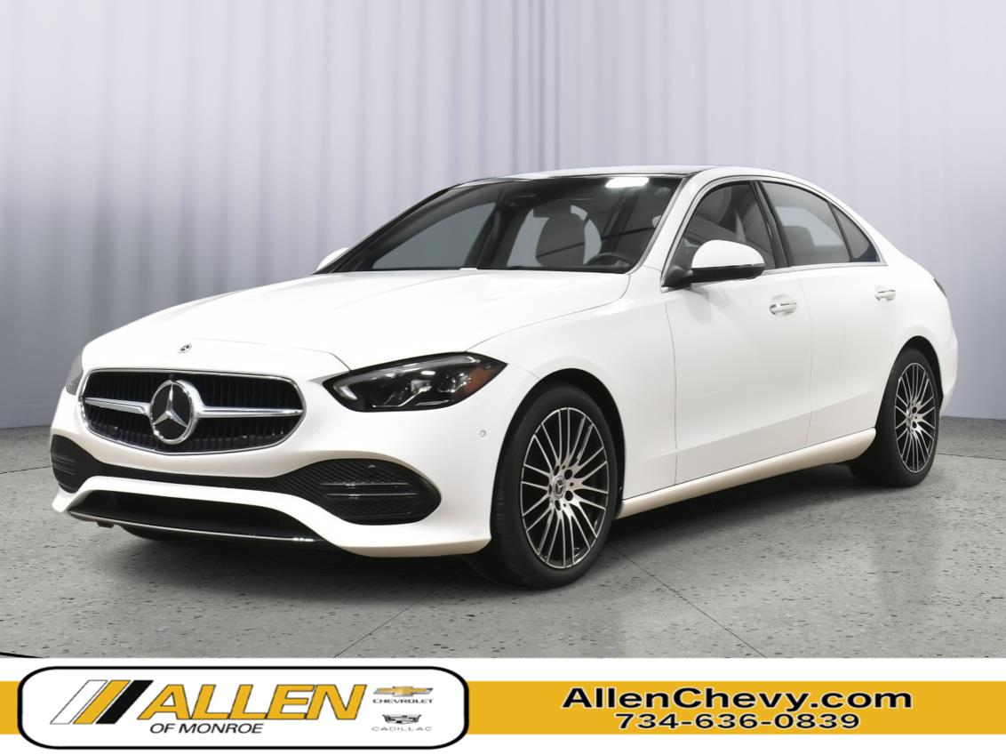 Polar White 2023 Mercedes-Benz C-Class Sedan All-Wheel Drive Automatic