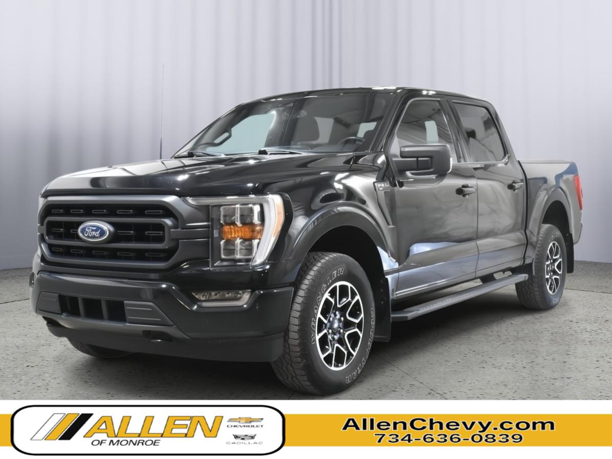 Agate Black Metallic 2021 Ford F-150 Pickup Truck Four-Wheel Drive Automatic