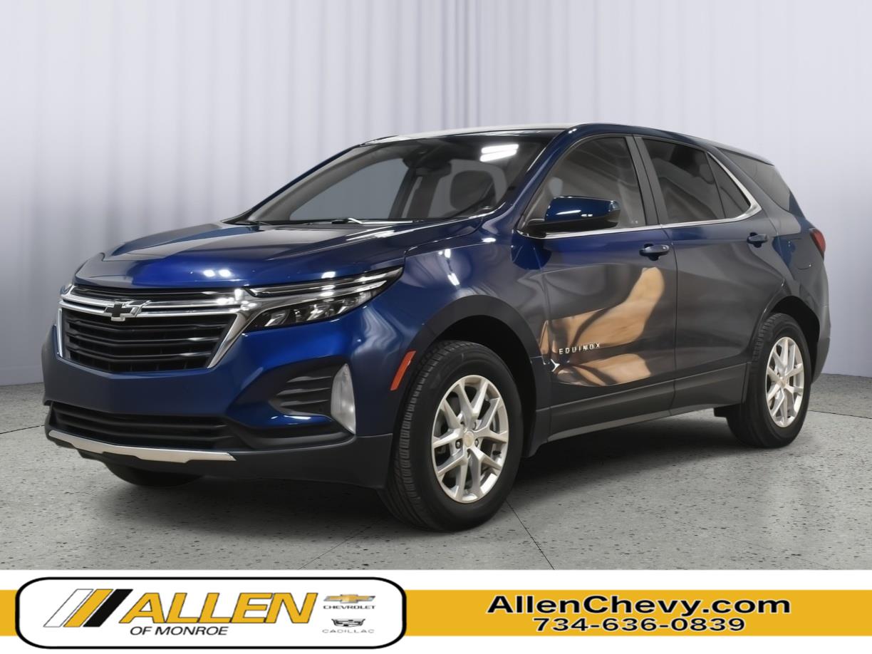 Blue Glow Metallic 2022 Chevrolet Equinox SUV / Crossover Four-Wheel Drive 6-Speed Automatic Overdrive