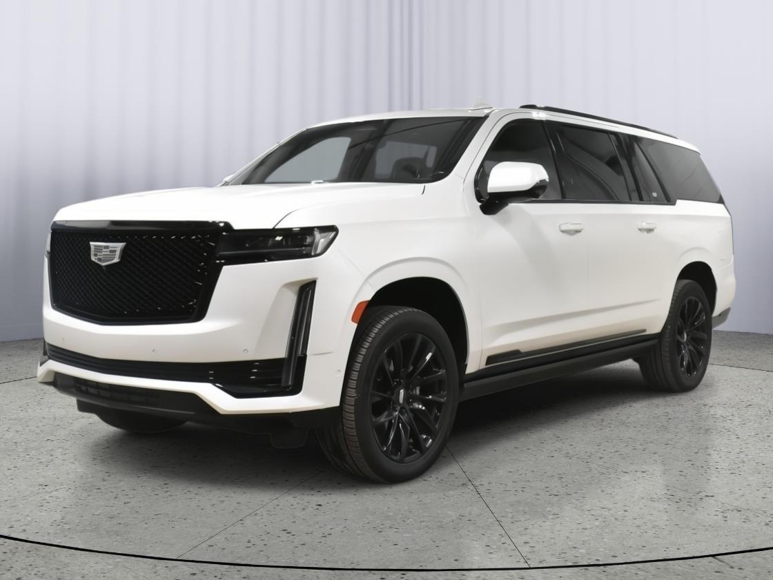 Crystal White Tricoat 2023 Cadillac Escalade ESV SUV / Crossover Four-Wheel Drive Automatic