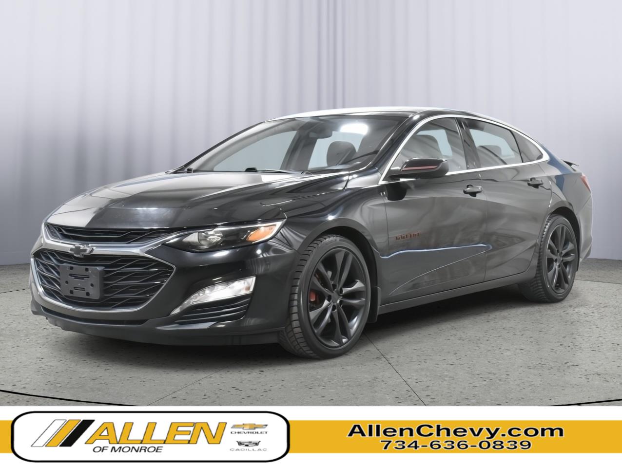 Mosaic Black Metallic 2021 Chevrolet Malibu Sedan Front-Wheel Drive Continuously Variable Transmission